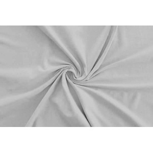 10cm Stretchjersey uni SEHR HELLES GRAU (Grundpreis € 12,00/m)